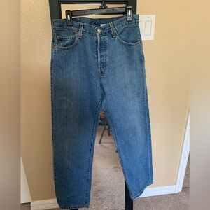 Levi's Men's Straight fit 501 Blue Jeans